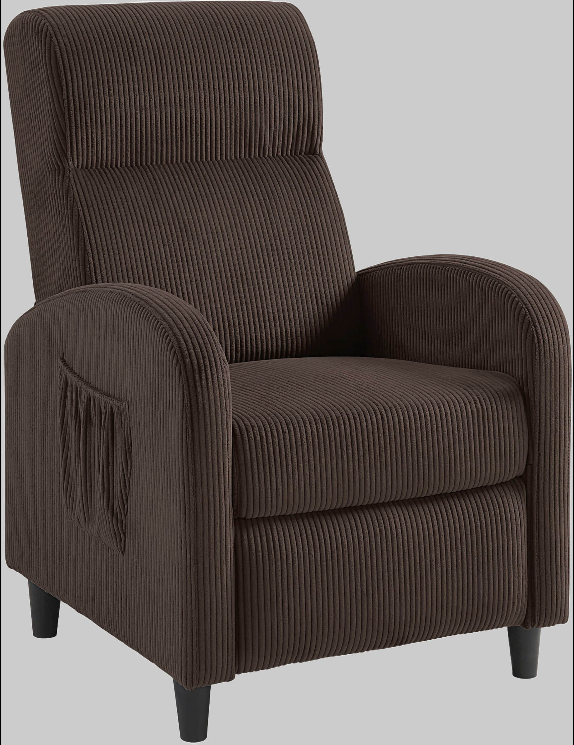 ATLANTIC home collection Relaxsessel 'Tom' mit elektrischer Relaxfunktion & Seitentasche | Ergonomischer TV-Sessel in Premium-Qualität Braun ATLANTIC home collection Sessel