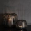Blomus LITO Laterne XS – Windlicht & Kerzenhalter aus Stahl (17 cm, Nomad) | Flöz Design | Pulverbeschichtet für Innenräume Burned metal blomus Dekoration