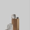 Blomus LITO Laterne XS – Windlicht & Kerzenhalter aus Stahl (17 cm, Nomad) | Flöz Design | Pulverbeschichtet für Innenräume Champagne Dekoration blomus