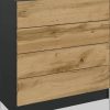Kommoden & Sideboards borchardt Mu00F6bel Borchardt Möbel Kommode »Vaasa«, 76 cm Breite, 4 Schubkästen, Push-to-Open, weiß matt – modernes Design mit praktischem Stauraum schwarz ma
