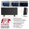 Dekoration Brandson Brandson Digitaler Projektionswecker mit FM Radio - 15 Senderspeicher, 2 Alarme, 3 Helligkeitsstufen, Snooze & 180° drehbarer Zeitprojektion