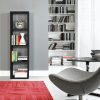 FORTE Mauro Bookshelf | Artisan Oak Storage Solution | Modern & Durable Design schwarz FORTE Regale