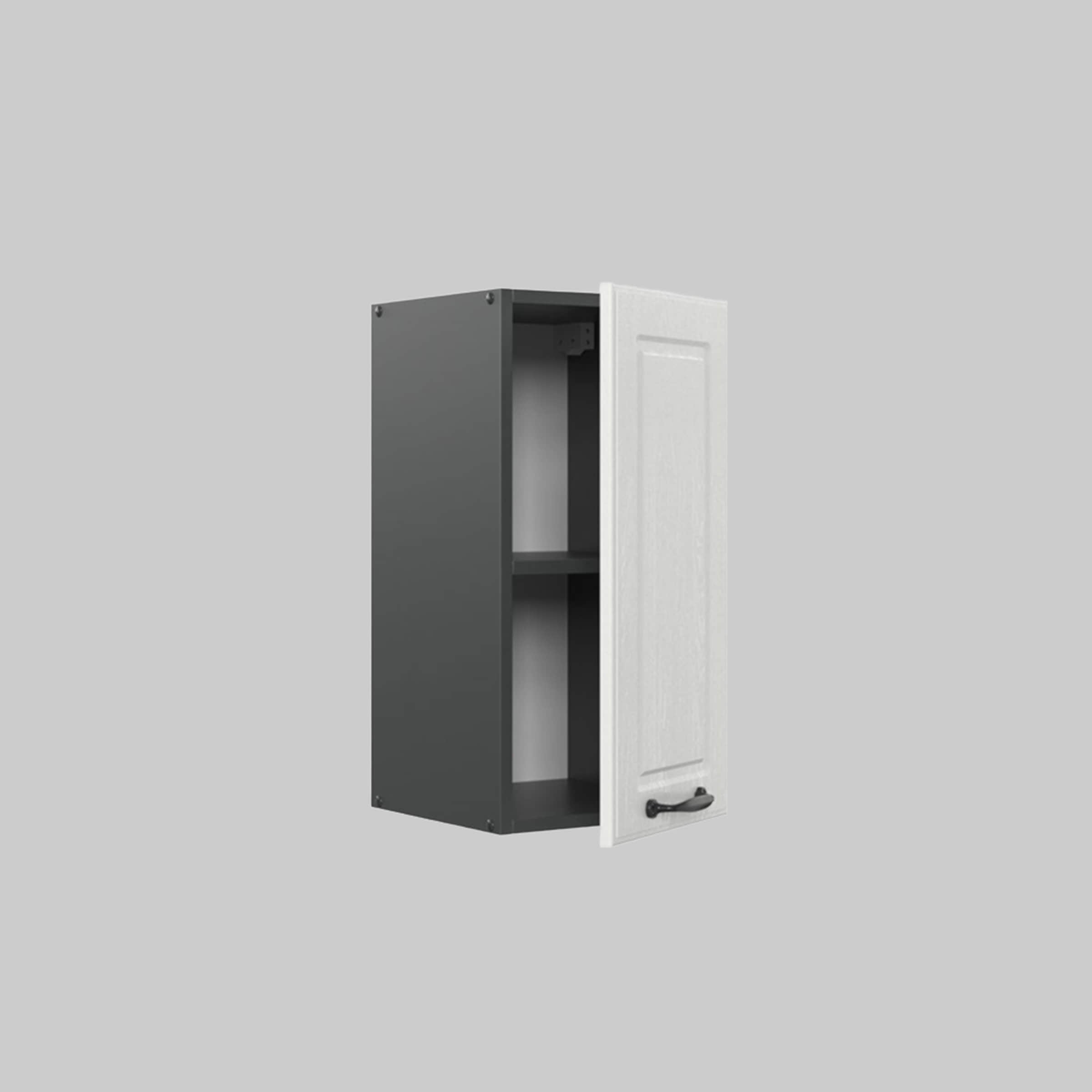Vicco Hängeschrank R-Line Anthrazit 20 cm | Vicco | Hochwertiger Küchenoberschrank mit Melaminharzbeschichtung | 20x60x29 cm Weiß Landh Schränke