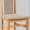Home affaire Berta Dining Chairs Set of 2 - Solid Beech Wood Frame with Premium Microfiber Upholstery in Gray | Timeless Kitchen & Dining Room Furniture Grau Home affaire Stühle