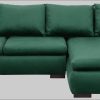 Home affaire Ecksofa Cara Mia L-Form – Convertible Corner Sofa with Storage & Solid Wood Legs dunkelgrün Sofas Home affaire