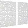 Home affaire 'Ornament' Wall Decor Set (2-Piece) - Handcrafted MDF Decorative Panels with Oriental Filigree Design Dekoration Home affaire