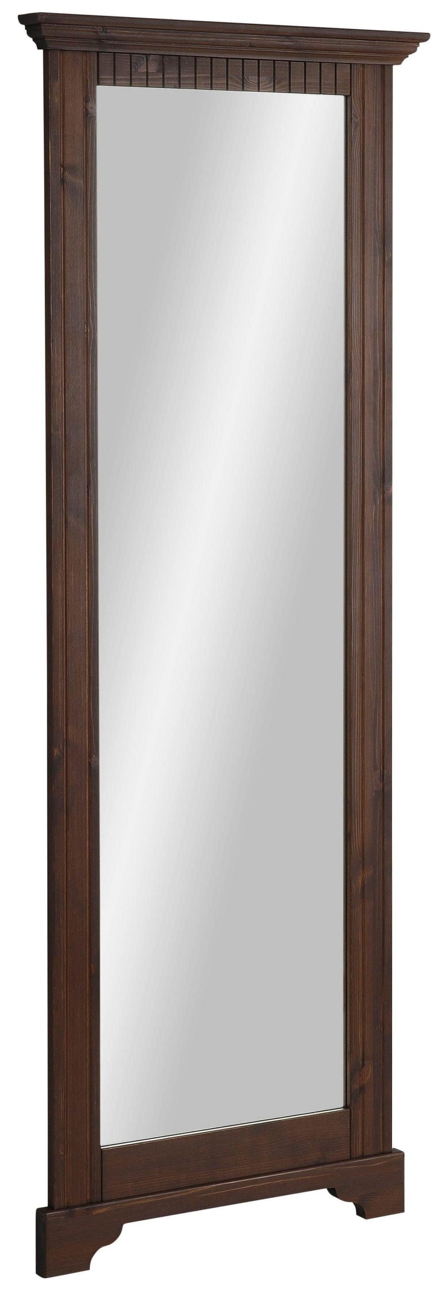 Dekoration Home affaire Home affaire 'Rustic' Mirror with FSC®-Certified Solid Pine Frame - 46x164cm Farmhouse Style Wall Mirror dunkelbraun