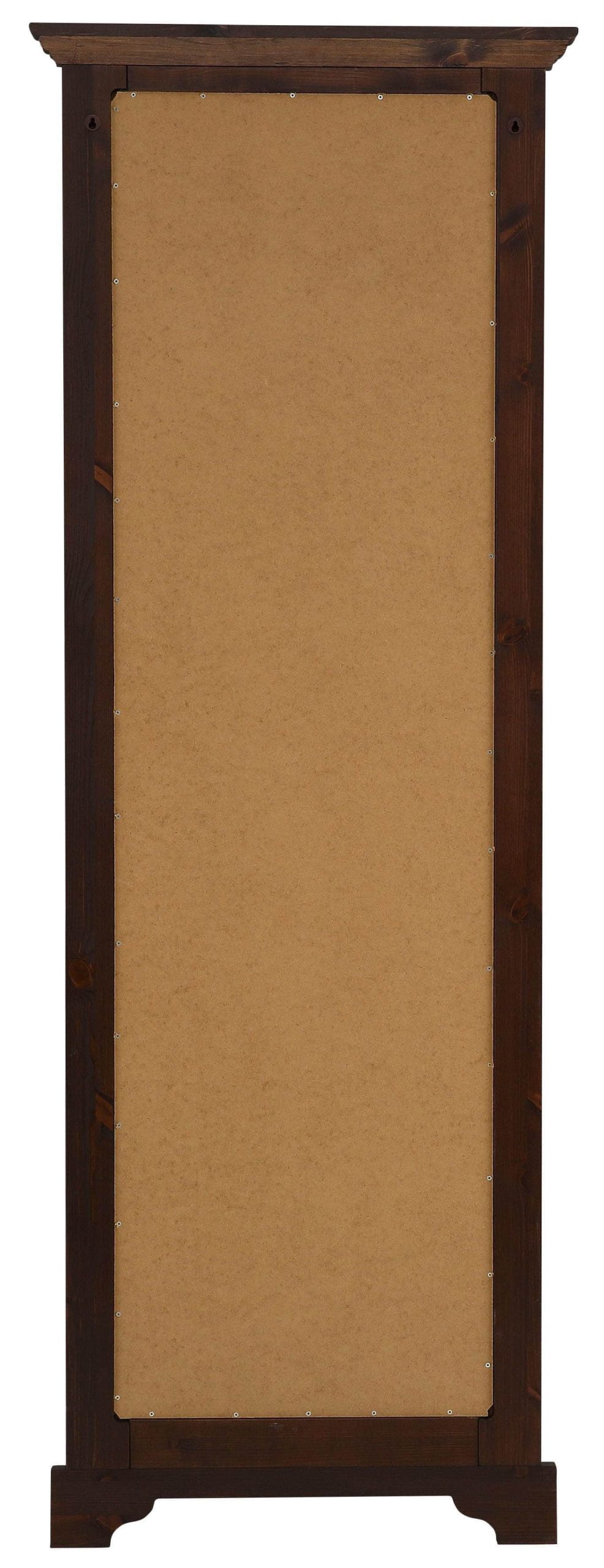 Dekoration Home affaire Home affaire 'Rustic' Mirror with FSC®-Certified Solid Pine Frame - 46x164cm Farmhouse Style Wall Mirror dunkelbraun