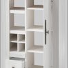 Home affaire Westminster 4-Piece Living Room Set - Country Style Display Cabinet, Chest, Lowboard & Wall Shelf | FSC® Certified Pinie Weis Home affaire Wohnwände