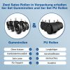 Homimaster Ergonomischer Bürostuhl – Verstellbare Kopfstütze, 90° Klappbare Armlehnen, Lendenwirbelstütze, Höhenverstellbarer Mesh Chefsessel bis 150 kg Bürostuhl-B Homimaster Stühle