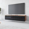 INOSIGN Lowboard »LOWBOARD D« mit LED-Beleuchtung | Modernes TV-Board ohne Griffe | 180 cm Breite | Stauraum & Wandmontage möglich votan eich INOSIGN Kommoden & Sideboards