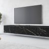 INOSIGN Lowboard »LOWBOARD VERA« – Moderner TV-Schrank 180 cm, grifflos, Beton-Optik, stehend/hängend, FSC®-Holzwerkstoff San Sebast Kommoden & Sideboards INOSIGN