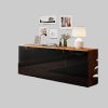 INOSIGN Kommoden & Sideboards INOSIGN Sideboard »PARIS« 150cm | Moderne grifflose Kommode mit Push-to-open & variablen Fächern | Ideal für Wohnzimmer & Essbereich kastanien