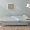 Jockenhu00F6fer Gruppe Sofas Jockenhöfer Gruppe Convertible Sofa Bed with Storage | Gray Modern Sleeper Sofa | 120x191cm Sleeping Surface hellgrau