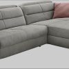 Jockenhu00F6fer Gruppe Jockenhöfer Gruppe Ecksofa Double One L-Form – Elektromotorische Relaxfunktion, USB-Ladestation & Lederoptik | 120cm Sitzbreite hellgrau Sofas