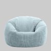 icon Kingston Cord Bean Bag 'Classic' 85x50cm – Premium German-Made Sitzsack for Adults & Kids | Navy Blue Ergonomic Lounge Chair with Washable Cover hellblau Sessel