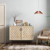 MIRRORS AND MORE RIA Decorative Wall Mirror (1-Piece) with Door Hanging Option - Space-Saving Design for Modern Homes weiß Dekoration MIRRORS AND MORE