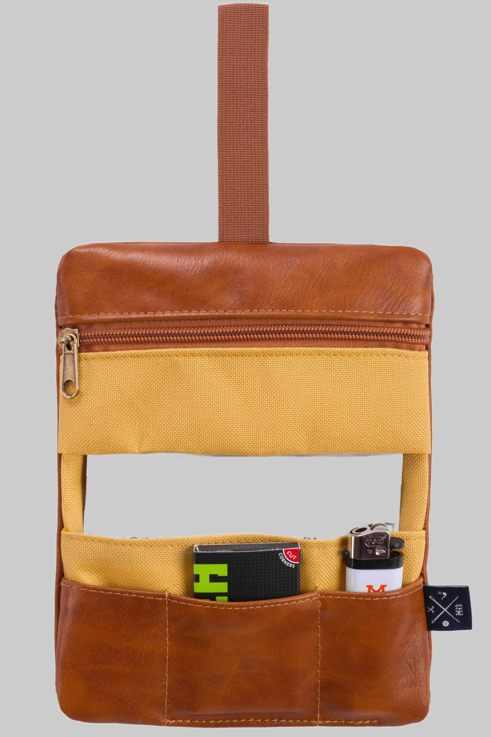 Manufaktur13 Manufaktur13 Cotton Tobacco Bag (Lilac) – Premium Tabaktasche aus 100% Baumwolle mit Zusatzfach | Stylischer Drehbeutel für Tabak Vegan Leat Aufbewahrung