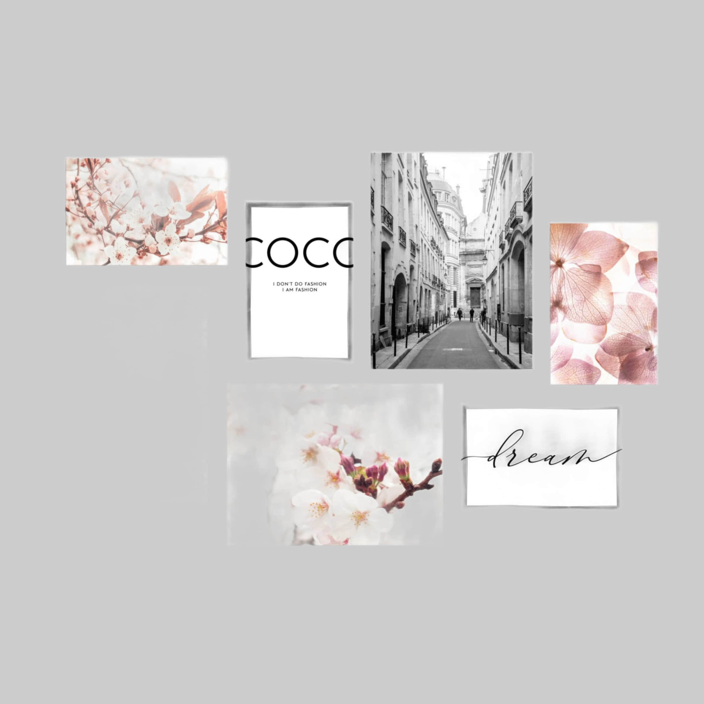 Novart Novart Wandbild Paris Dream 100x70 cm | Aufhängefertiges Fashion-Motiv für Mädchen & Teenager | Hochwertiger Druck | Made in Germany Dekoration
