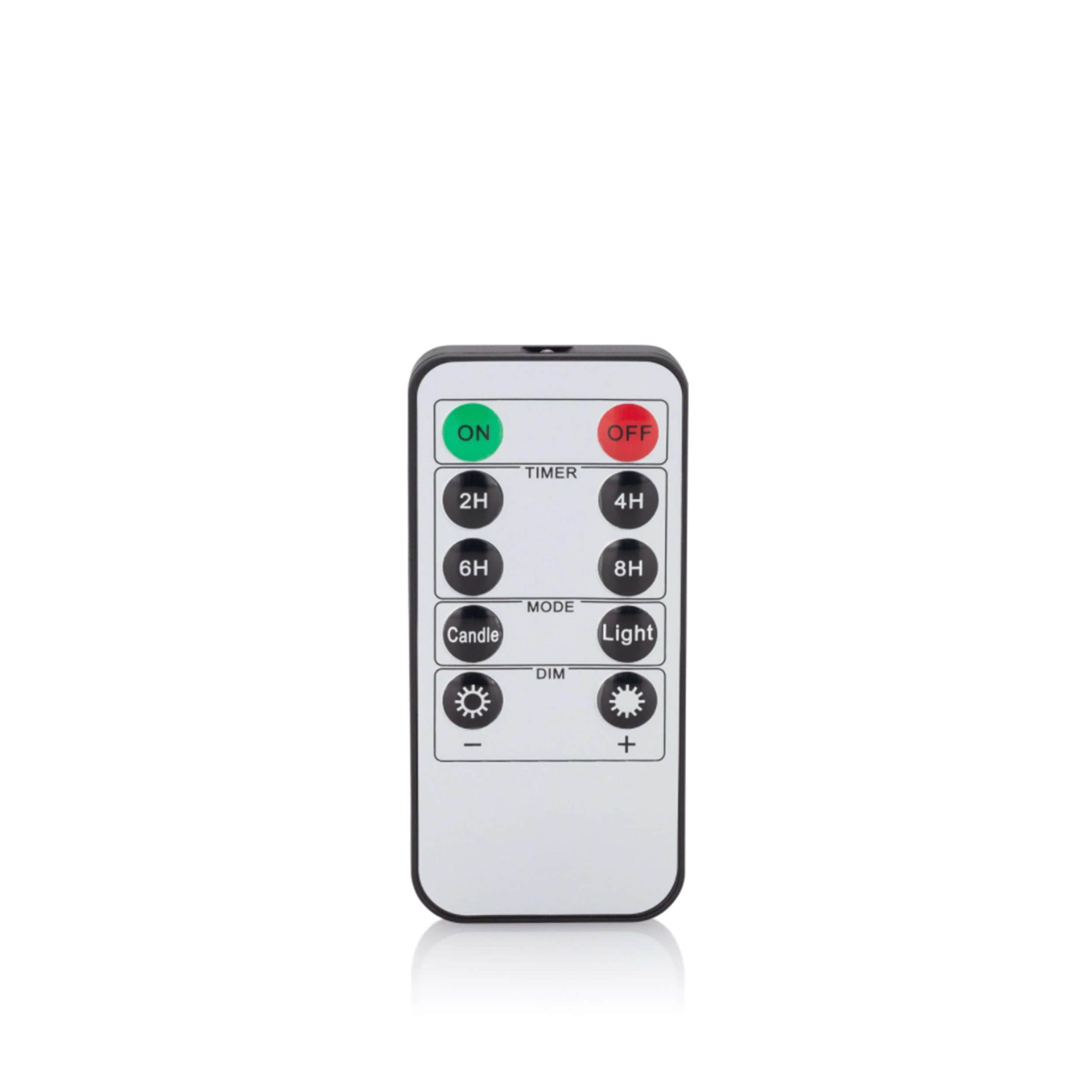 Online-Fuchs Dekoration Online-Fuchs Premium LED-Kerzen Set (4 Stück) mit Echtwachs-Optik – Realistische Flamme, Fernbedienung, 6-Stufen Dimmer & Timer (2-8h) – Weiß/Grün/Lila/Rot wählbar Grün