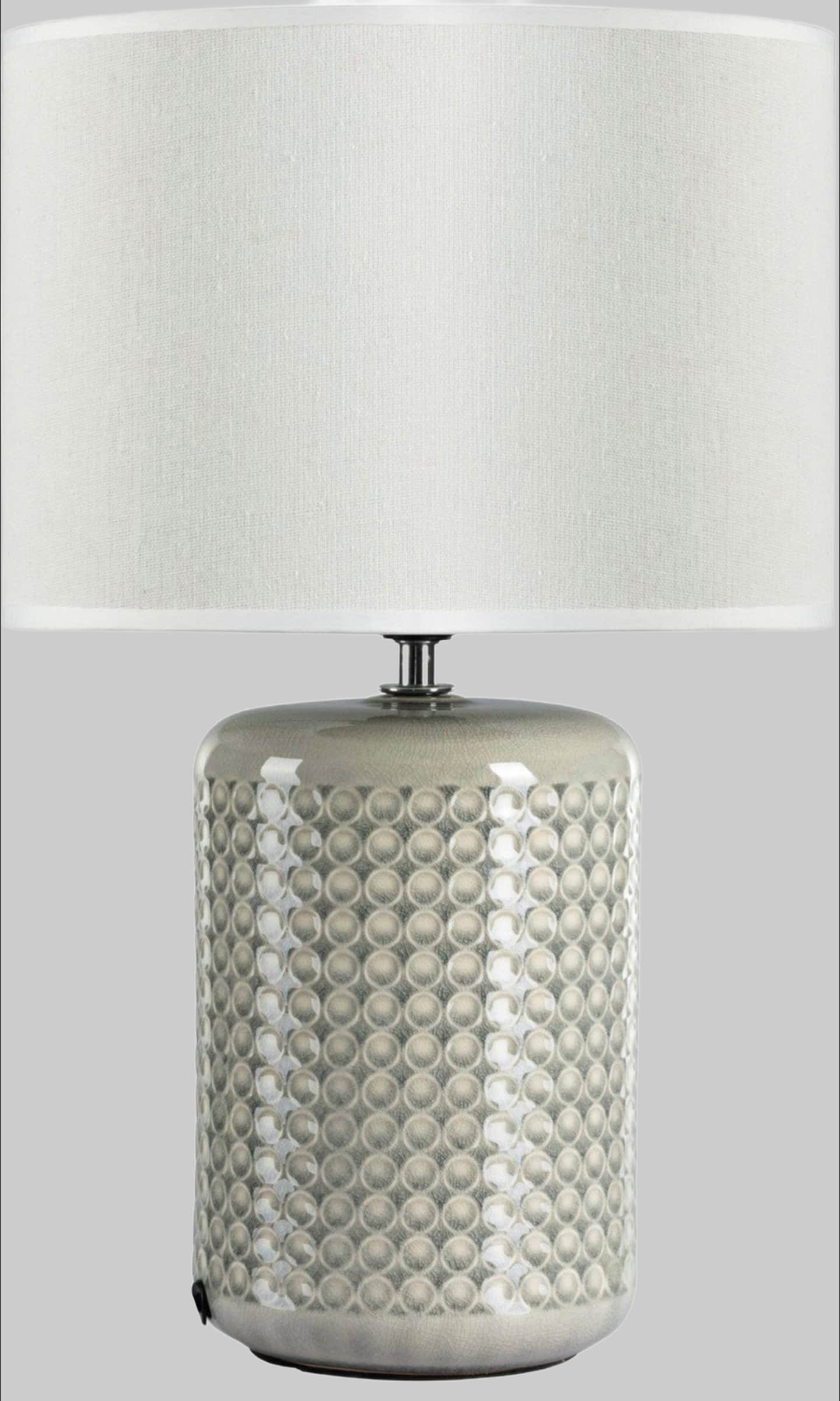 Pauleen Pauleen Go for Glow Ceramic Table Lamp – Handmade E27 Lamp with Beige Fabric Shade & Glossy Mint-Green Base | Perfect for Bedroom, Living Room & Hallway Lampen