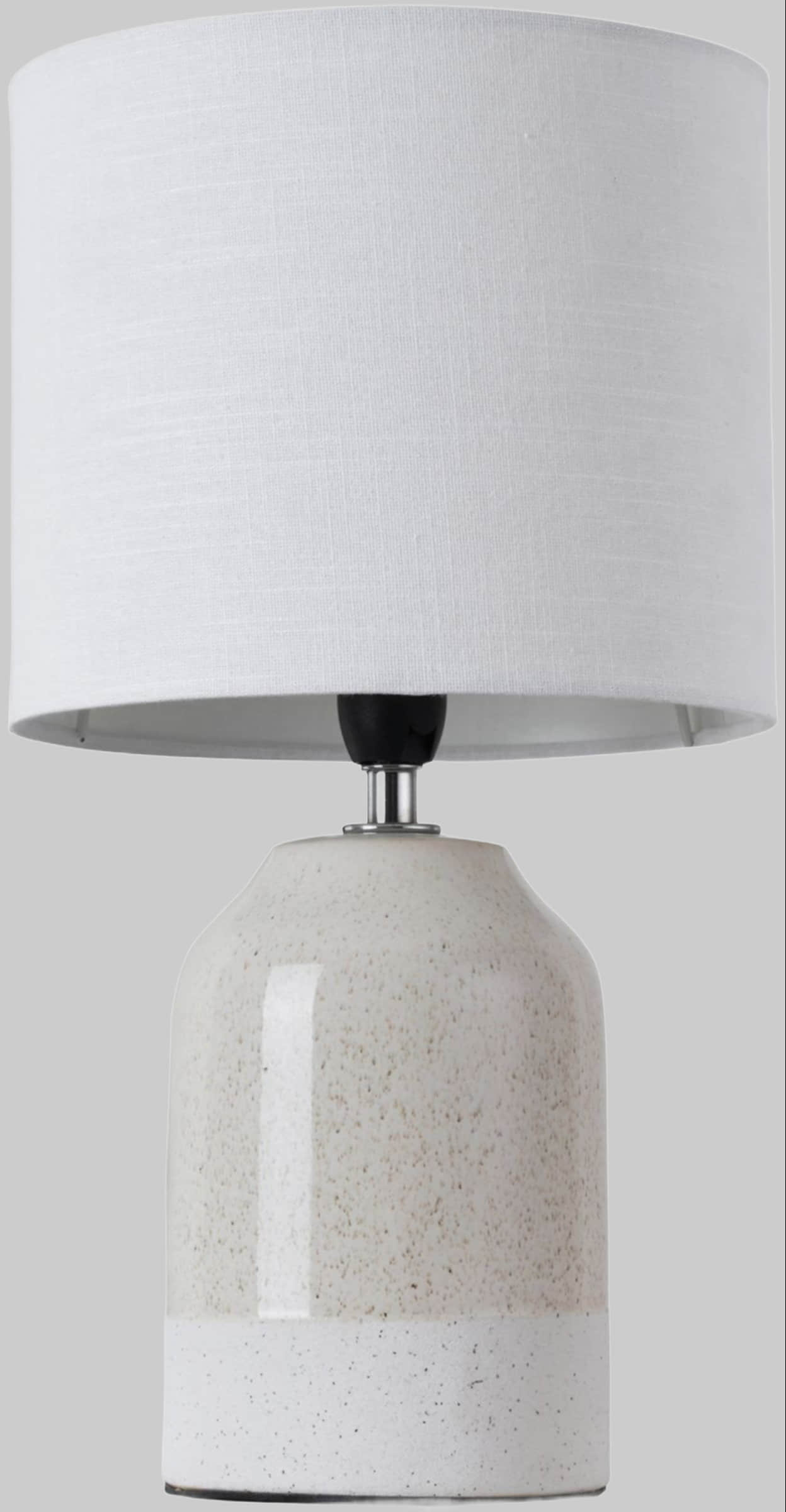 Pauleen Pauleen Sandy Glow LED Table Lamp - Handcrafted Ceramic Base with Dimmable E14 Bulb & Fabric Shade - Cream/Beige Home Lighting Lampen