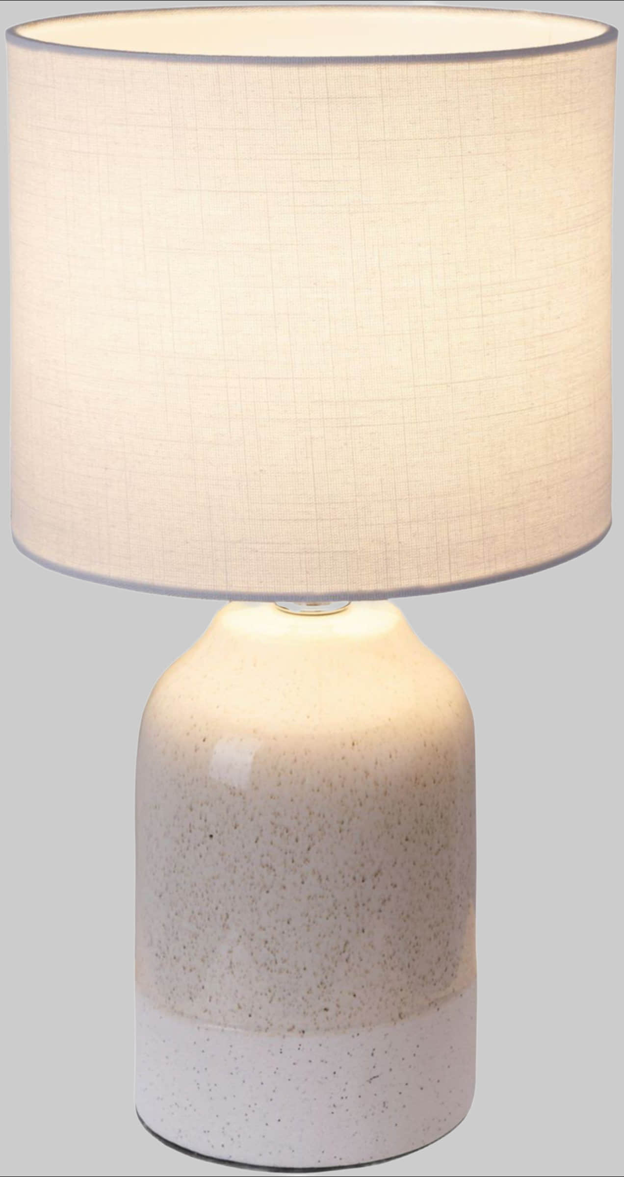 Pauleen Pauleen Sandy Glow LED Table Lamp - Handcrafted Ceramic Base with Dimmable E14 Bulb & Fabric Shade - Cream/Beige Home Lighting Lampen