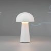 Sparkle Lighting Lennox LED Table Lamp - Dimmable, IP44 Waterproof, 4000mAh Battery Operated with USB Charging (IlLudmilate Yellow) weiß Lampen lightling