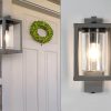 TRIO Leuchten TRIO Leuchten LED Außen-Wandleuchte Anthrazit 33cm | Tageslichtsensor, wechselbare warmweiße LED, IP44 | Fassadenlampe für Hauswand & Terrasse Lampen