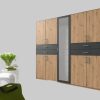 Wimex Drehtürenschrank Taiga | Moderner Kleiderschrank mit Spiegel & Schubladen | 3 Innenausstattungsvarianten | 225/270cm Breite | Made in Germany artisaneic Wimex Schränke