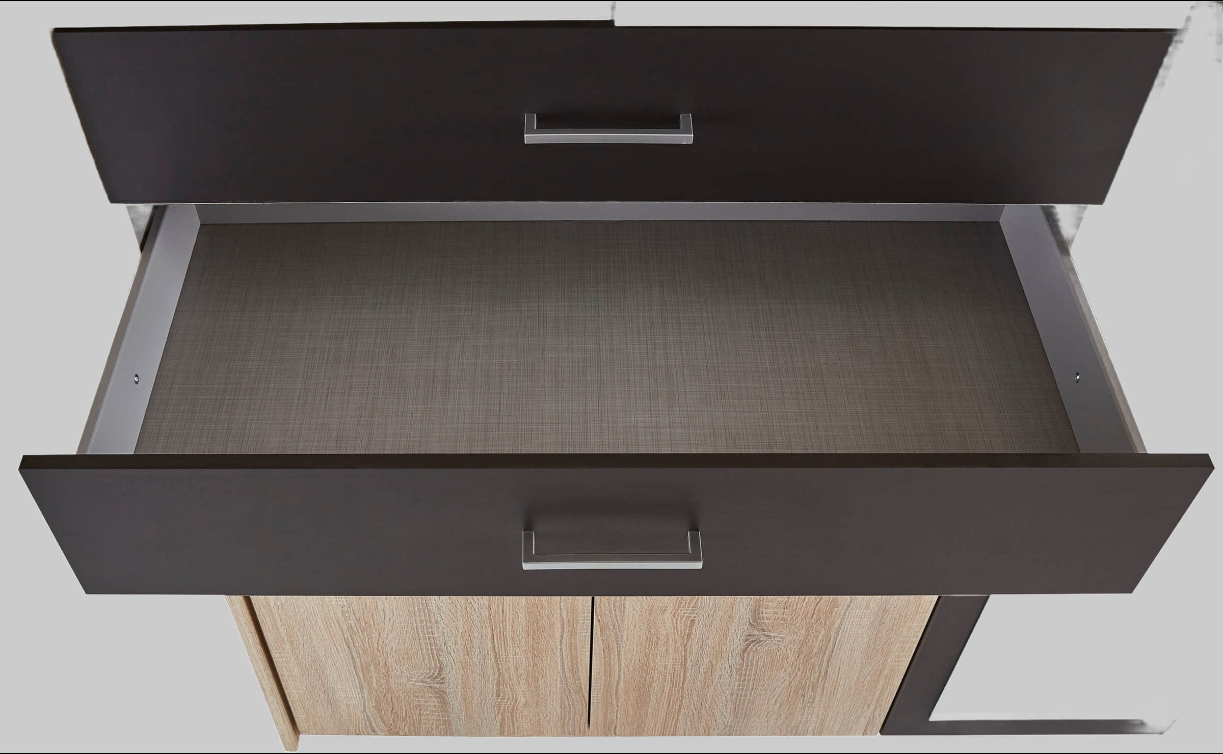 Wimex Wimex Drehtürenschrank Taiga | Moderner Kleiderschrank mit Spiegel & Schubladen | 3 Innenausstattungsvarianten | 225/270cm Breite | Made in Germany graphit/ a Schränke