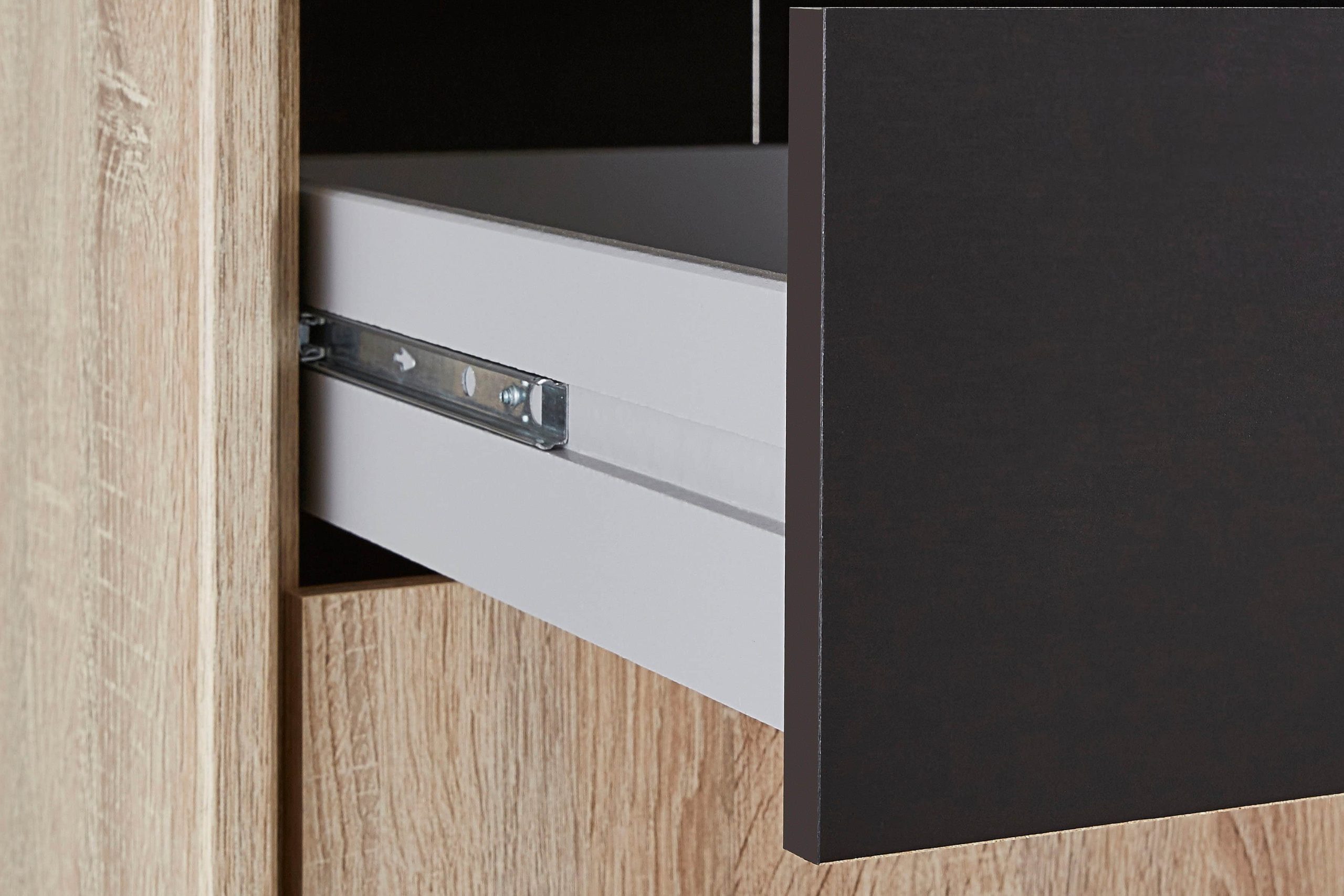 Wimex Wimex Drehtürenschrank Taiga | Moderner Kleiderschrank mit Spiegel & Schubladen | 3 Innenausstattungsvarianten | 225/270cm Breite | Made in Germany weiß Schränke