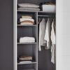 Schränke Wimex Wimex Schwebetürenschrank »Bern« – Moderner Kleiderschrank mit Spiegel, Industrial-Look & verstellbaren Einlegeböden | TOPSELLER Weiß/Artis