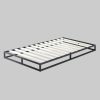 Betten ZINUS ZINUS Joseph Metallbettgestell mit Holzlattenrost | Modernes Platform-Bett mit Stauraum | Einfache Montage | 5-Jahres-Garantie | 90x200cm/140x200cm/180x200cm Schwarz