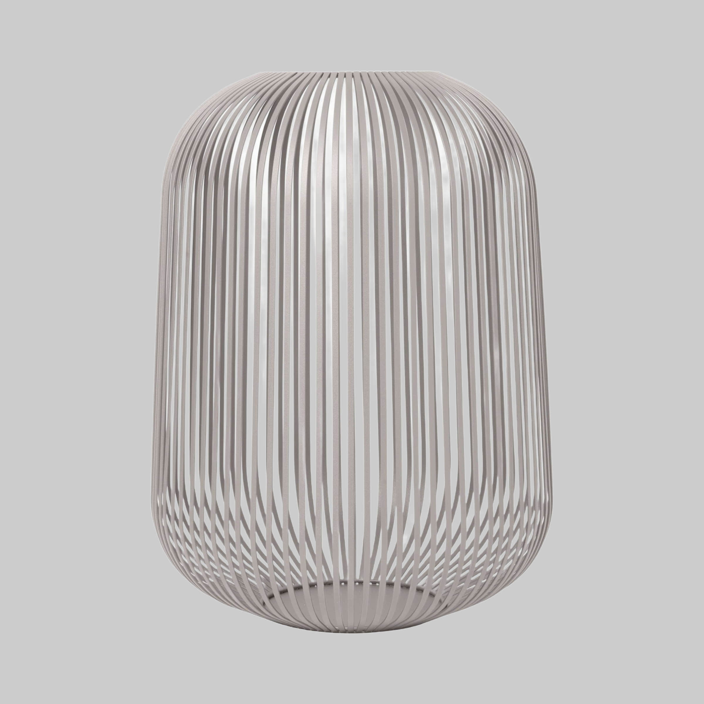 blomus LITO Windlicht 3er Set - Stylische Stahl-Laternen in S/M/L (17-45cm) als Kerzenhalter & Deko - Pulverbeschichtete Outdoor/Indoor Beleuchtung von Flöz Design MourningDove Dekoration blomus