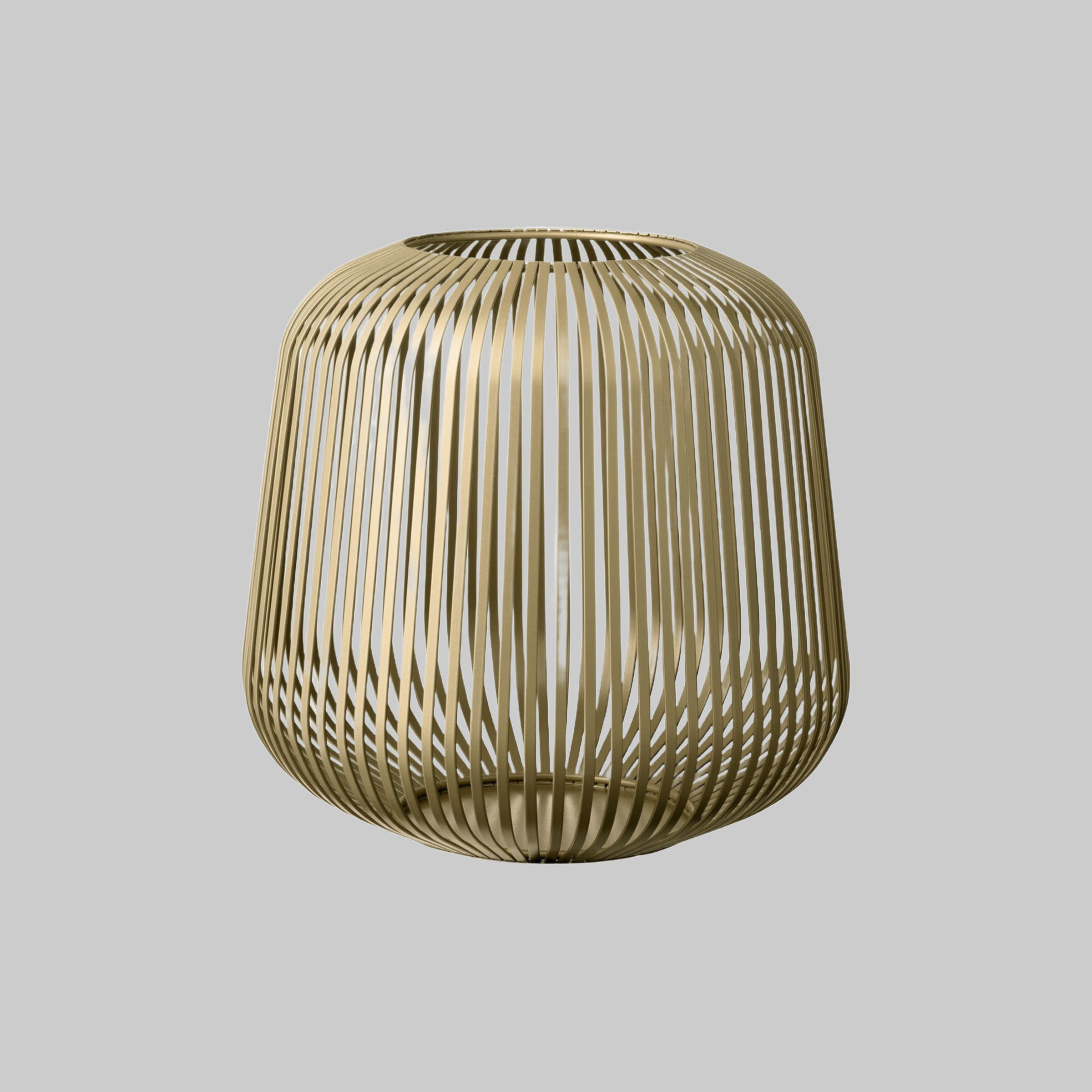 blomus LITO Windlicht 3er Set - Stylische Stahl-Laternen in S/M/L (17-45cm) als Kerzenhalter & Deko - Pulverbeschichtete Outdoor/Indoor Beleuchtung von Flöz Design Champagne Dekoration blomus