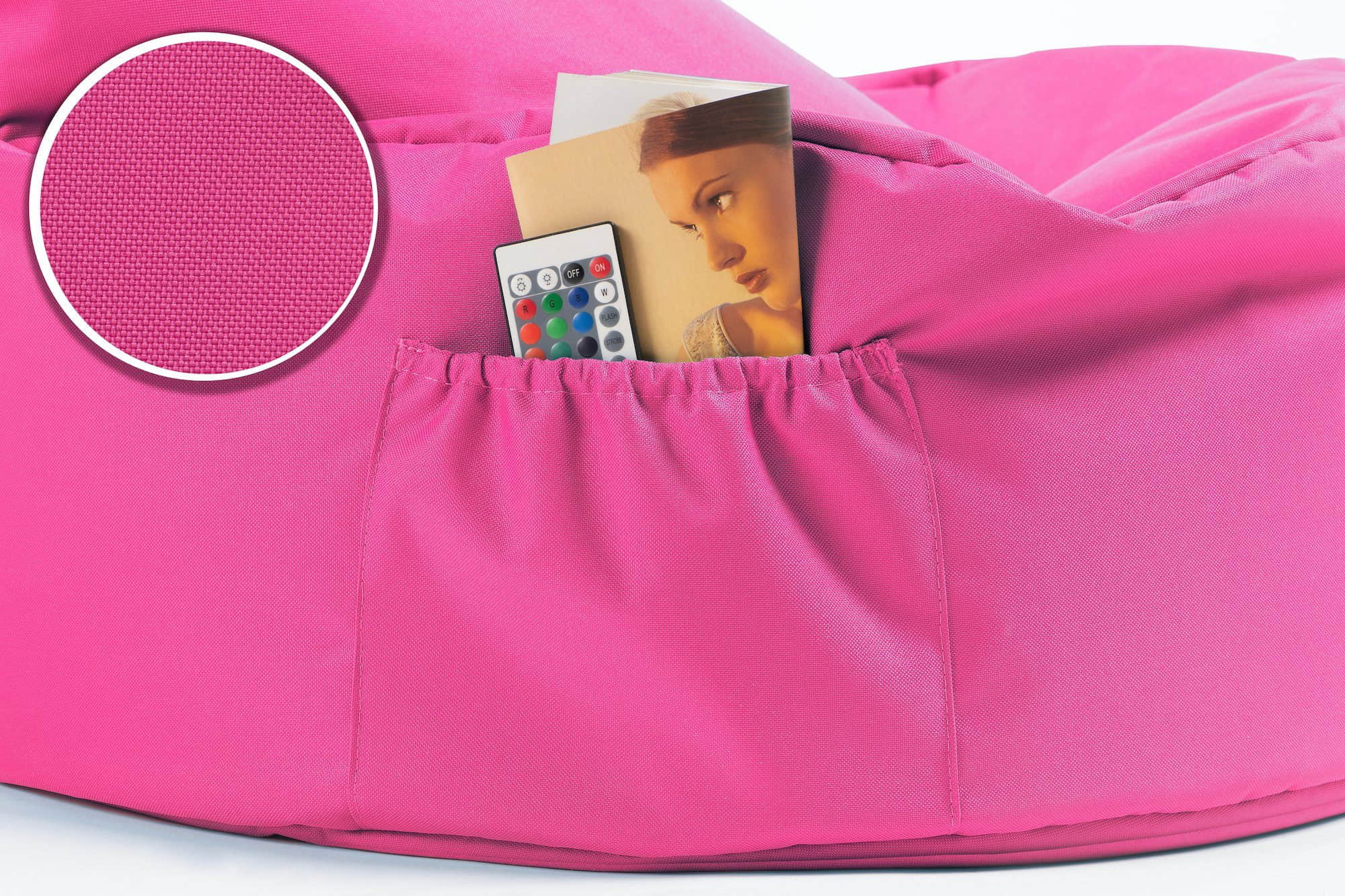 sunnypillow Sessel sunnypillow Sitzsack XXL – Premium Gaming Sitzsack mit Styropor-Füllung für Kinder & Erwachsene | Bequem & Stabil Rosa
