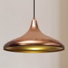 Bamyum Lampen Bamyum Pendelleuchte 35 cm – Moderne Metall-Lampe mit E27 Fassung für Wohnzimmer, Küche & mehr | Dimmbar & hochwertig verarbeitet Kupfer