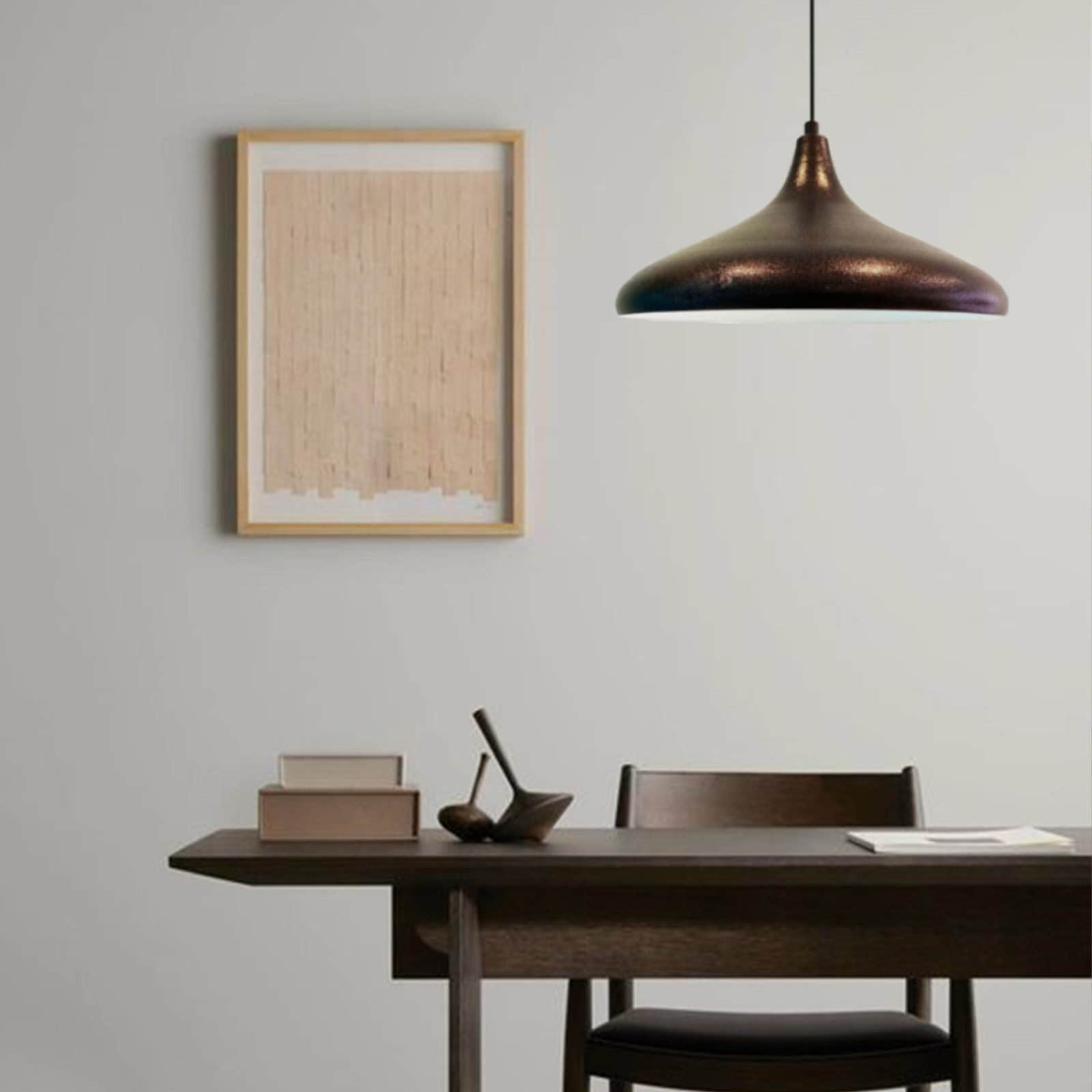 Bamyum Pendelleuchte 35 cm – Moderne Metall-Lampe mit E27 Fassung für Wohnzimmer, Küche & mehr | Dimmbar & hochwertig verarbeitet Antikes Ku Bamyum Lampen
