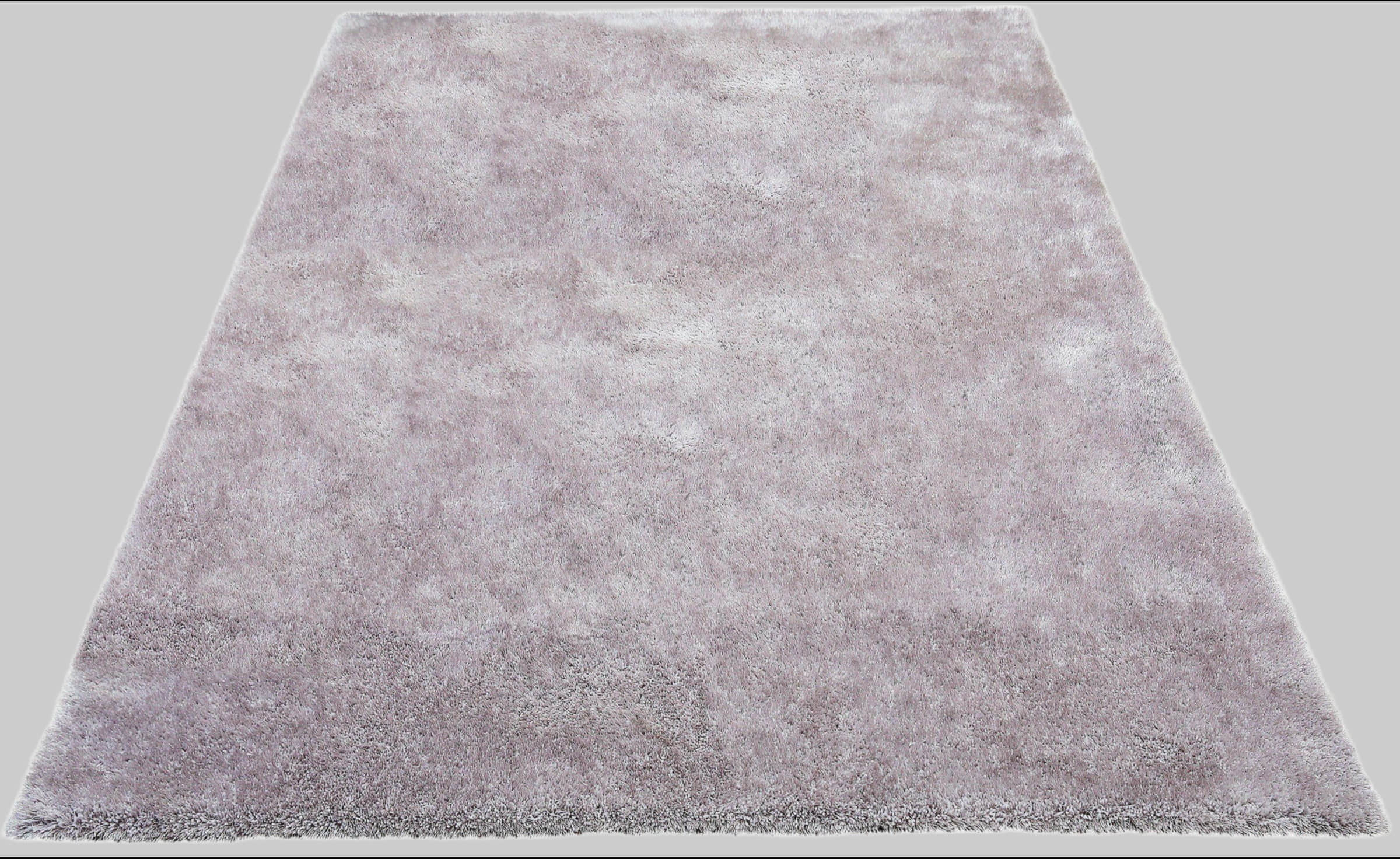 Bruno Banani Teppiche Bruno Banani LM Dana Hochflor-Teppich | 30 mm Florhöhe | Weiche Mikrofaser | Rechteckig 160x230 cm | Uni-Farben | Für Wohnzimmer & Schlafzimmer silberfarben