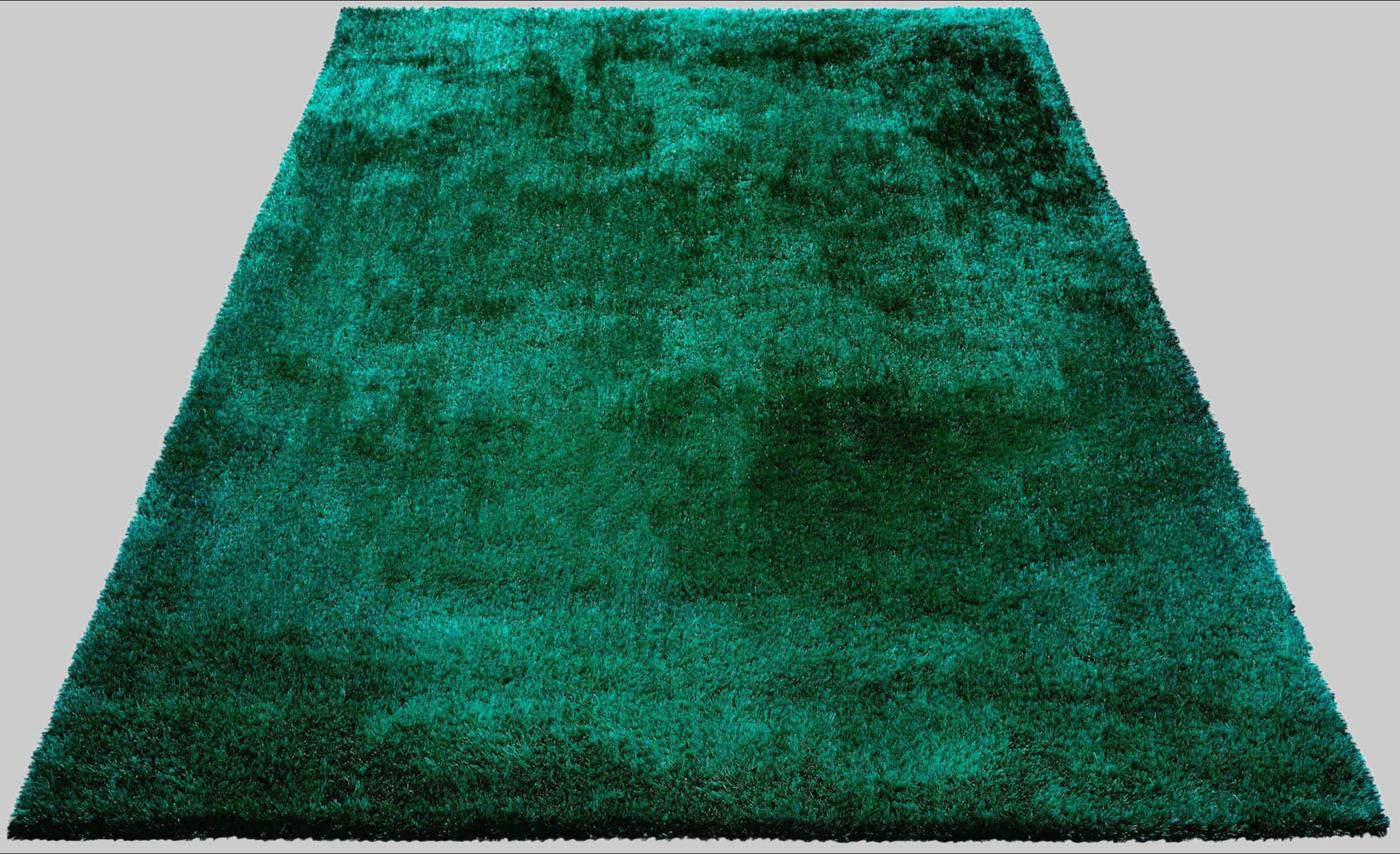 Bruno Banani Teppiche Bruno Banani LM Dana Hochflor-Teppich | 30 mm Florhöhe | Weiche Mikrofaser | Rechteckig 160x230 cm | Uni-Farben | Für Wohnzimmer & Schlafzimmer dunkelgrün