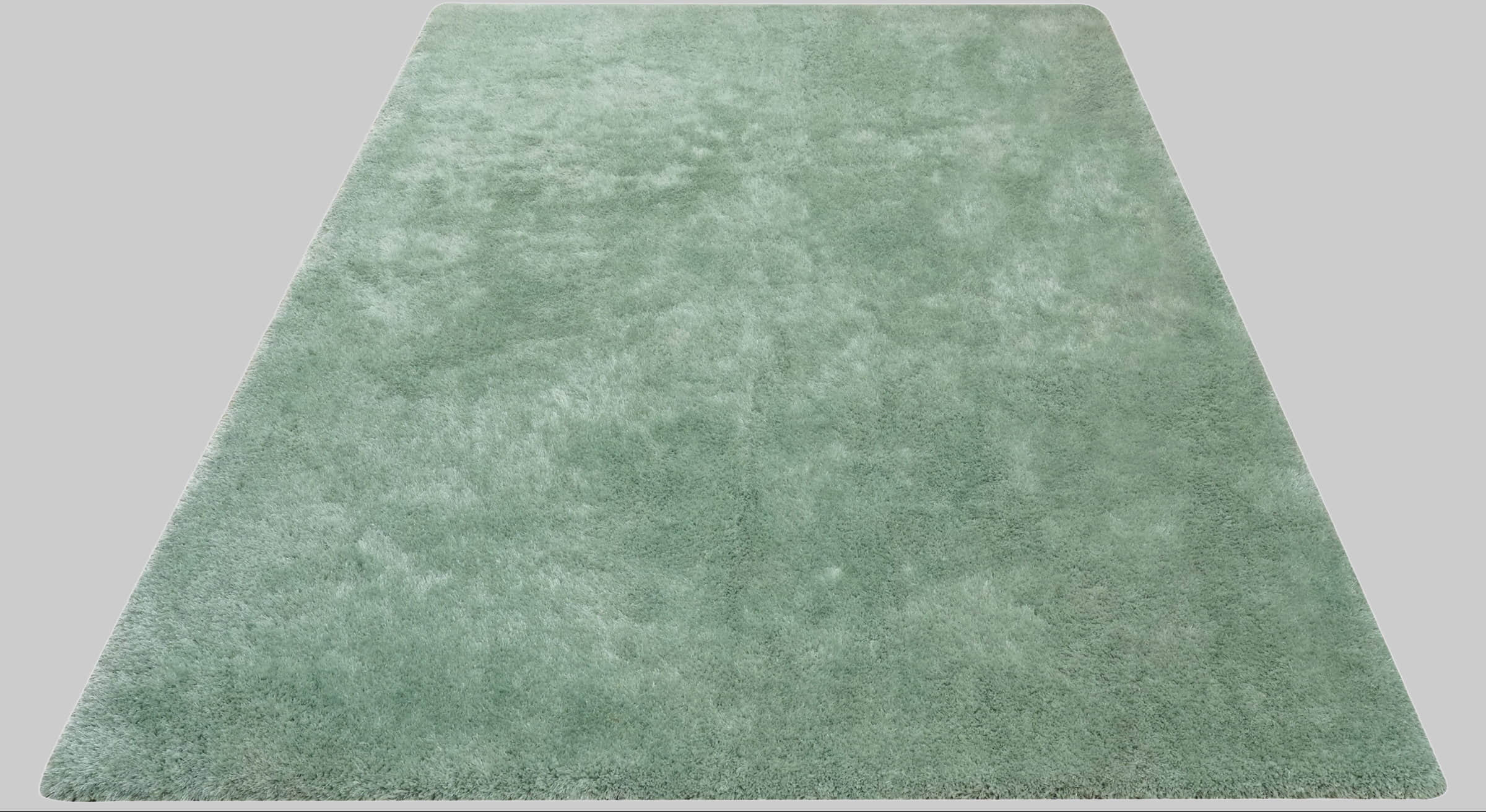 Bruno Banani Bruno Banani LM Dana Hochflor-Teppich | 30 mm Florhöhe | Weiche Mikrofaser | Rechteckig 160x230 cm | Uni-Farben | Für Wohnzimmer & Schlafzimmer mint Teppiche