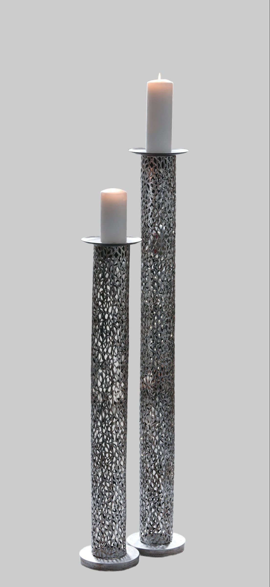 Casablanca by Gilde Kerzenständer »Purley« aus Metall (Ø15cm) – Premium Kerzenleuchter 1-flammig für Stumpenkerzen | Hochwertige Wohnaccessoires Dekoration Casablanca by Gilde