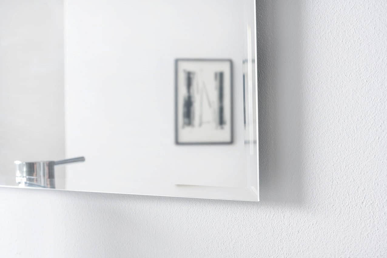 Deko-Werk 24 Dekoration Deko-Werk 24 Premium Facettenspiegel rahmenlos | Hochwertiges Glas mit Facettenschliff | 5 Größen (40x50-80cm Ø) | Feuchtraumtauglich | Made in Germany