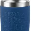 EMSA Travel Mug Classic Thermobecher - Edelstahl Isolierbecher mit 360° Öffnung (360ml/500ml) | 4-6h Heißhaltung | Spülmaschinenfest | 100% Dicht Dunkelblau Emsa Geschirr & Tischaccessoires