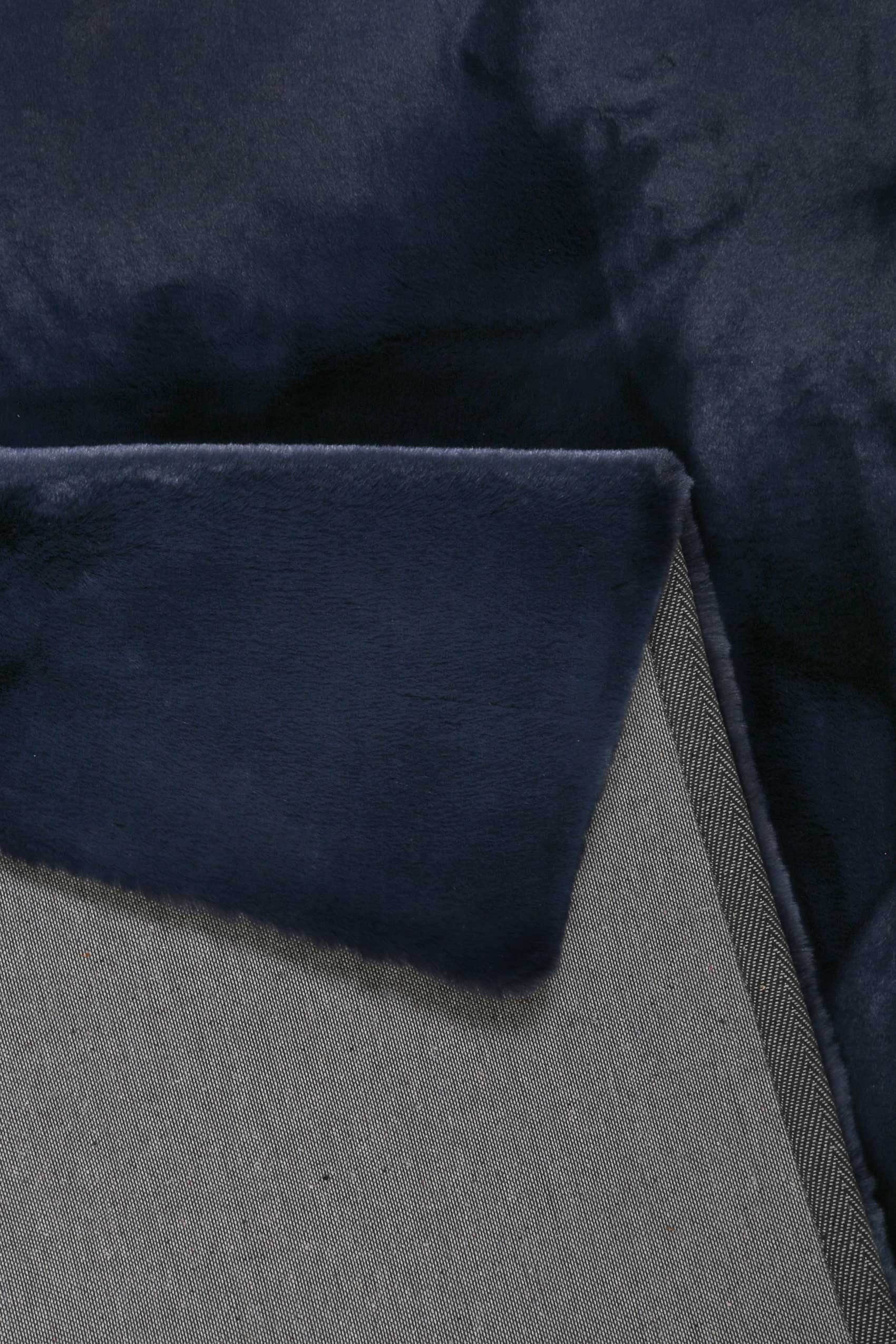 Esprit Esprit Alice Kunstfell Hochflor Teppich | 25mm Kaninchenfell-Haptik | Extra weicher rechteckiger Wohnzimmerteppich in Terrakotta-Orange dunkelblau Teppiche