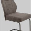 HELA Linda S Swivel Dining Chair - Bestseller with Pocket Spring Seat (140kg Capacity) - Freestanding Design in Elegant Gray - Single Chair anthrazit Stühle HELA