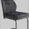 HELA HELA Linda S Swivel Dining Chair - Bestseller with Pocket Spring Seat (140kg Capacity) - Freestanding Design in Elegant Gray - Single Chair Vintage An Stühle