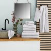 Home Affaire 'Regona' Premium Handtuch-Set (10-teilig) - 100% Baumwolle 500 g/m² mit Duschtüchern 70x140 cm, Handtüchern 50x100 cm, OEKO-TEX® zertifiziert hellgrau Home affaire Handtücher