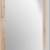 Home affaire Dekoration Home affaire Wandspiegel SHERWOOD – Moderner Holzdekor-Spiegel mit Ablage (95 cm) | Landhausstil & zeitloses Design Old Style